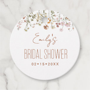 Wildblumen Boho Brautparty In Bloom Garden Geschenkanhänger