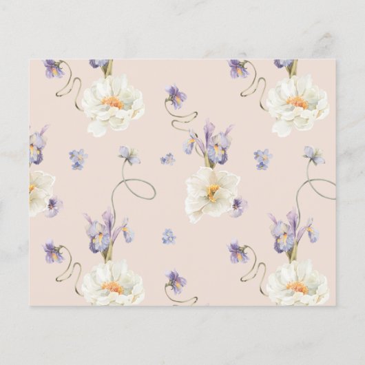 Wildblumen Boho Brautparty Rezept (Rückseite)