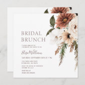 Wildblumen Boho Bridal Brunch Einladung (Vorne/Hinten)