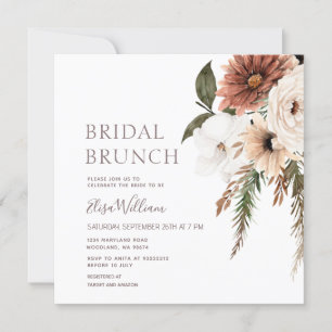 Wildblumen Boho Bridal Brunch Einladung