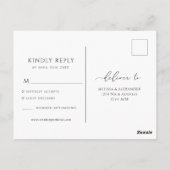 Wildblumen Boho Garden Floral UAWG Wedding Postkarte (Rückseite)