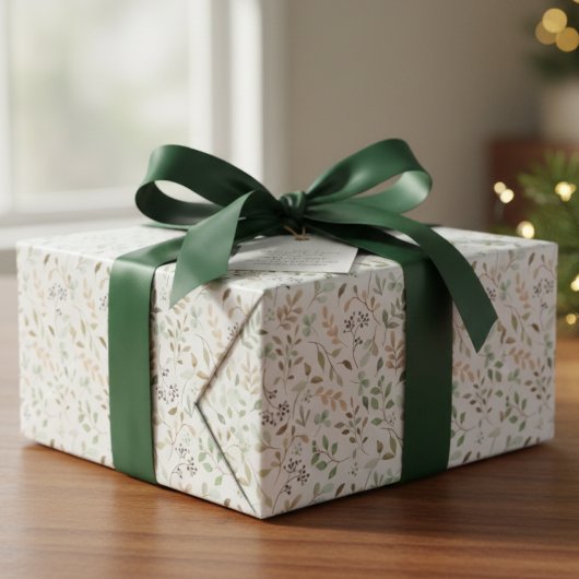 Wildblumen Boho Geschenkpapier