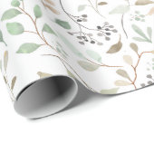 Wildblumen Boho Geschenkpapier (Rolleneckpunkt)