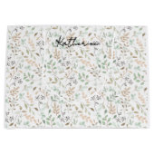 Wildblumen Boho Große Geschenktüte (Vorderseite)