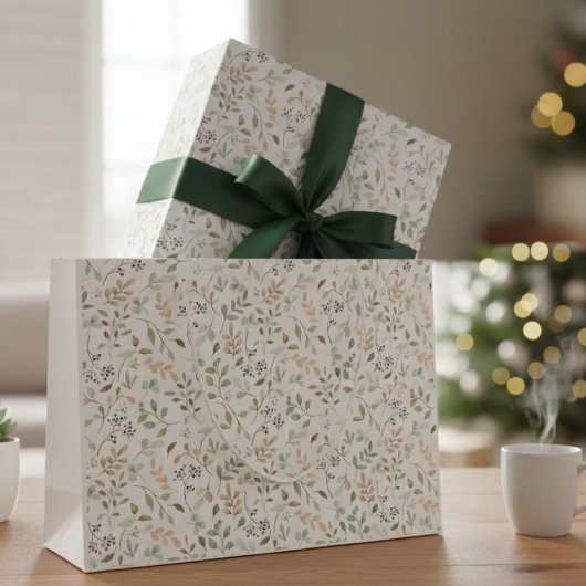 Wildblumen Boho Große Geschenktüte