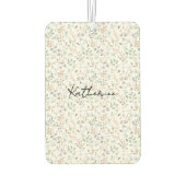 Wildblumen Boho Name Autolufterfrischer (Rückseite)