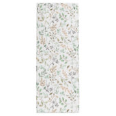 Wildblumen-Boho-Name-Monogramm Geschenktüte Für Weinflaschen (Rückseite)