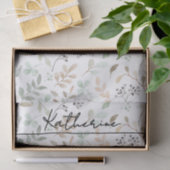 Wildblumen-Boho-Name Seidenpapier (Geschenk)