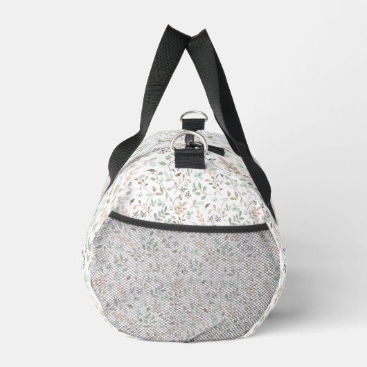 Wildblumen-Boho-Personalized Duffle Bag (Rechts)