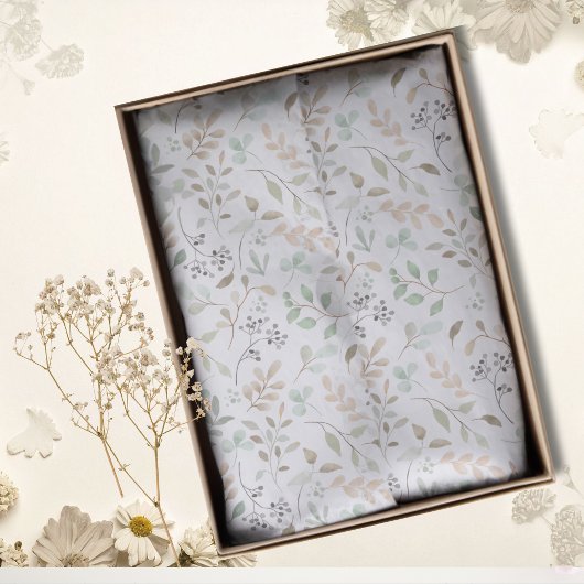 Wildblumen Boho  Seidenpapier