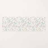 Wildblumen Boho Yogamatte (Vorderseite (Horizontal))