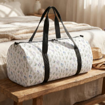 Wildblumen Botanical Blau Lavendel Floral Boho 