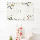 Wildblumen-Botanik-Hochzeitsbanner Banner (InSitu)