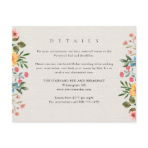 Wildblumen Botanischer Garten Hochzeiten Details