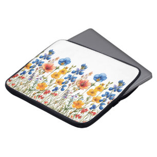 Wildblumen botanischer Garten Laptopschutzhülle