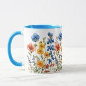 Wildblumen botanischer Garten Tasse (Links)