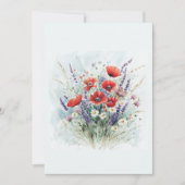 Wildblumen-Bouquet Einladung (Vorderseite)