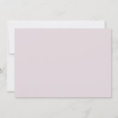 Wildblumen Bouquet Taufe Einladung (Rückseite)