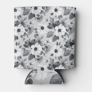 Wildblumen Bouquet Wasserfarbe Vintag Illustration Dosenkühler