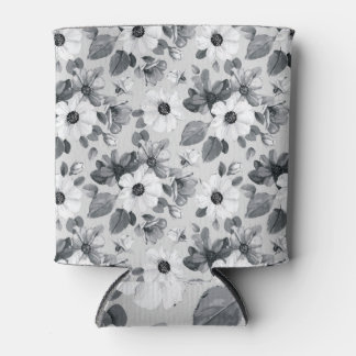 Wildblumen Bouquet Wasserfarbe Vintag Illustration Dosenkühler