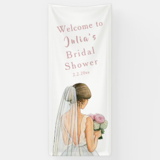 Wildblumen-Brautjunggesellinnenabschied-Empfangssc Banner