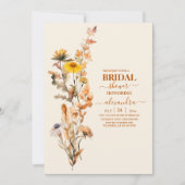 Wildblumen Brautparty Botanischer Garten Einladung (Vorderseite)