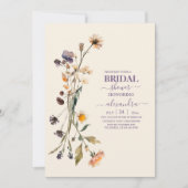 Wildblumen Brautparty Botanischer Garten Einladung (Vorderseite)