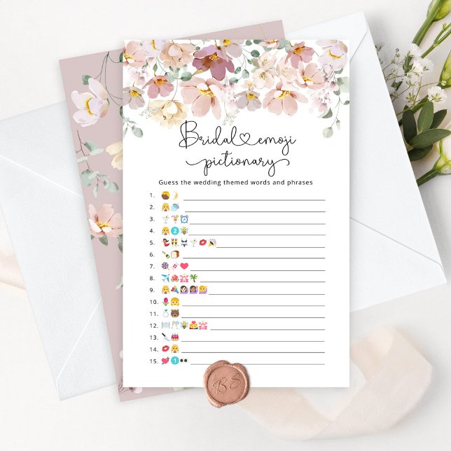 Wildblumen Brautparty Emoji-Picknickspiel (Von Creator hochgeladen)