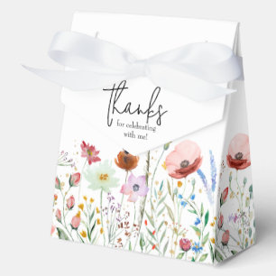Wildblumen Brautparty Großer Zelt Geschenkschachtel