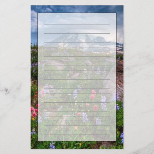 Wildblumen Briefpapier (Vorderseite)