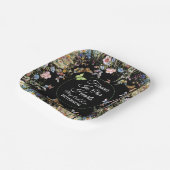 Wildblumen Butterflies Grünbeerdigung Pappteller (Gewinkelt)