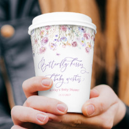 Wildblumen Butterfly Kisses Baby Shooting Paper Cu Pappbecher