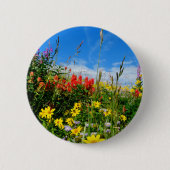 Wildblumen Button (Vorderseite)