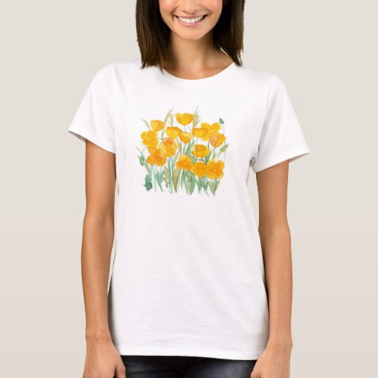 Wildblumen California T-Shirt (Vorderseite)