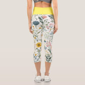 Wildblumen Capri Leggings (Rückseite)