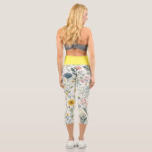 Wildblumen Capri Leggings (Rückseite)