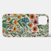 Wildblumen Case-Mate iPhone Hülle (Rückseite (Horizontal))