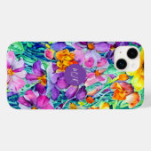 Wildblumen Case-Mate iPhone Hülle (Rückseite (Horizontal))
