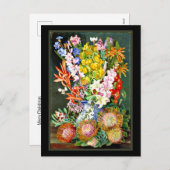 Wildblumen Ceres, Südafrika Feiertagspostkarte (Vorne/Hinten)