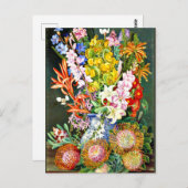 Wildblumen Ceres, Südafrika Postkarte (Vorne/Hinten)