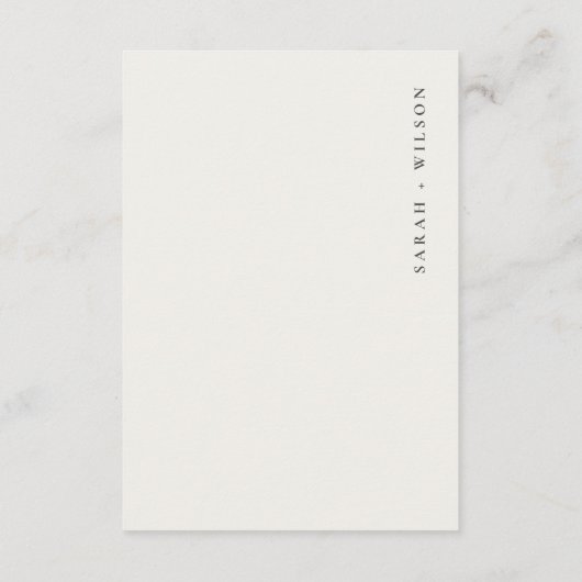 Wildblumen Cheers Weinflaschen Hochzeitsdetails Begleitkarte (Rückseite)