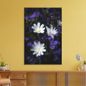 Wildblumen Chicoros und Phacelia Leinwanddruck (Insitu (Wohnzimmer))