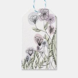 Wildblumen Classic Geschenkanhänger