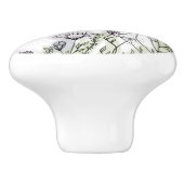 Wildblumen Classic Keramikknauf (Seitenansicht)