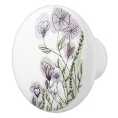 Wildblumen Classic Keramikknauf (Rechts)