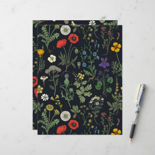 Wildblumen-Collage