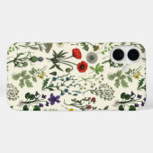 Wildblumen-Collage Case-Mate iPhone Hülle (Rückseite (Horizontal))