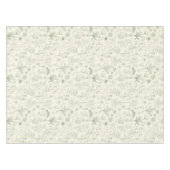 Wildblumen-Collage/ cremeweiß und Salbei Tischdecke (Vorderseite (Horizontal))
