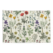 Wildblumen-Collage Kissenbezug (Rückseite-Rechts)