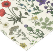 Wildblumen-Collage Kurzer Tischläufer (Ecke)
